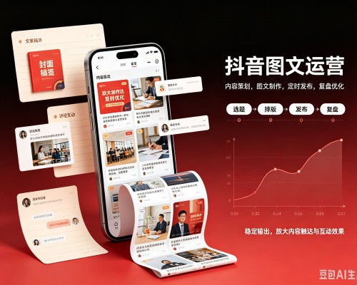 涪城抖音图文代运营服务